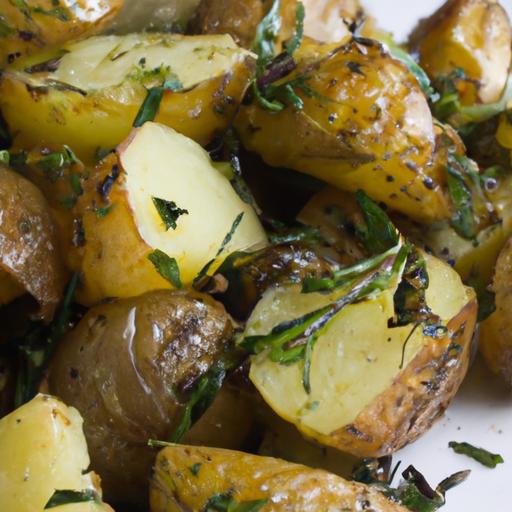 thyme and garlic roasted potatoes