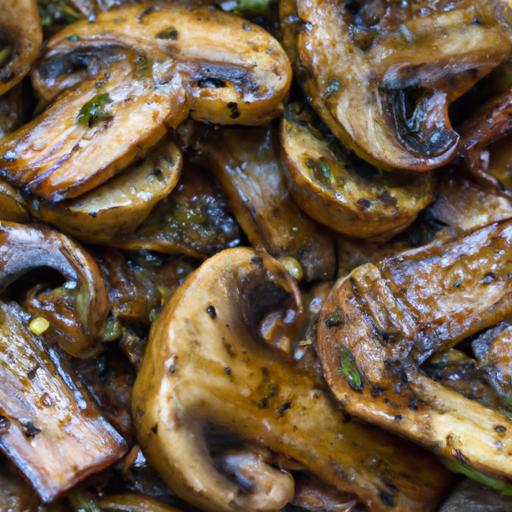 Thyme and Lemon Grilled Portobello Mushrooms