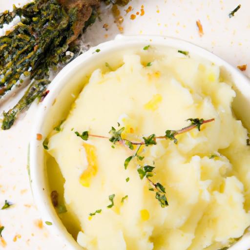 thyme and olive oil mashed potatoes