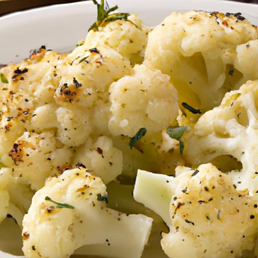 Thyme and Parmesan Roasted Cauliflower