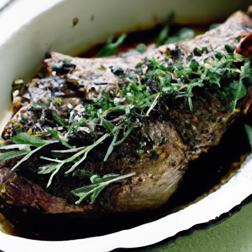 thyme and rosemary roasted lamb