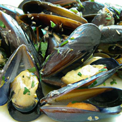 thyme and white wine mussels