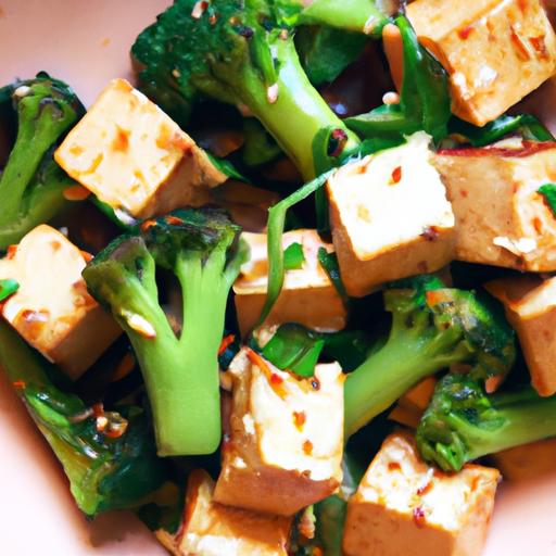 tofu and broccoli stir fry