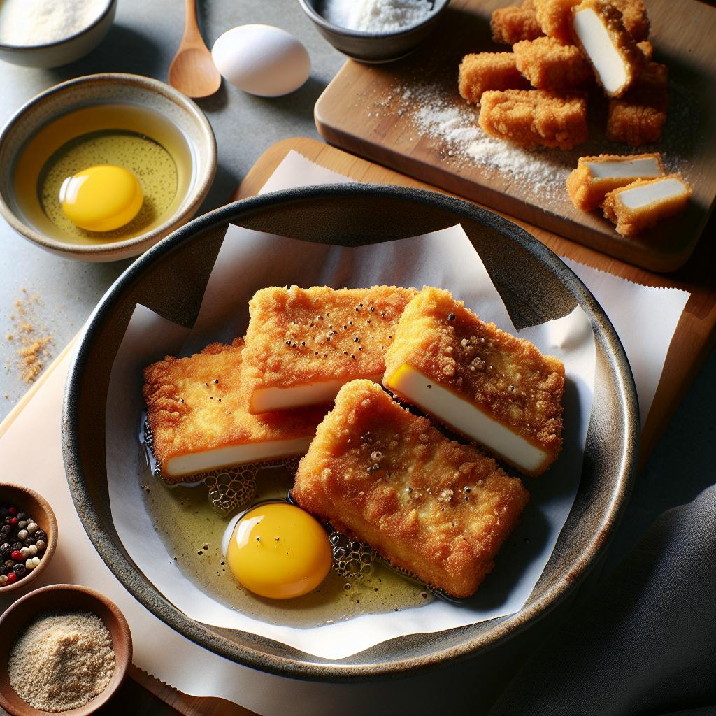 tofu katsu (crispy tofu cutlet)