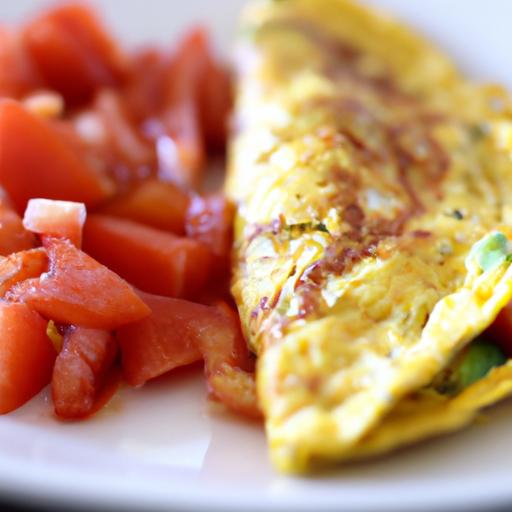 Tomato and Avocado Omelette