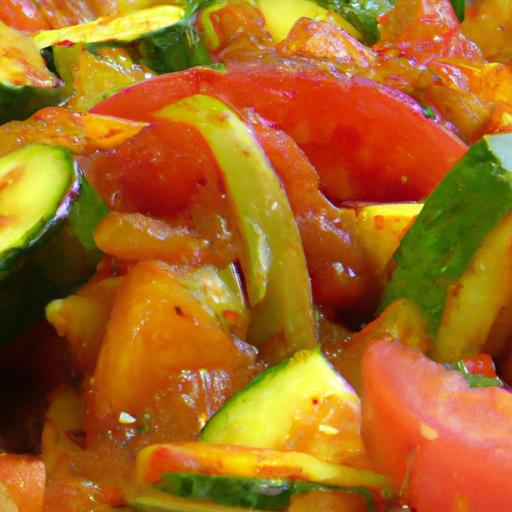 tomato and cucumber curry