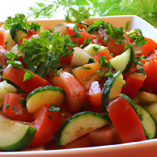 Tomato and Cucumber Ratatouille