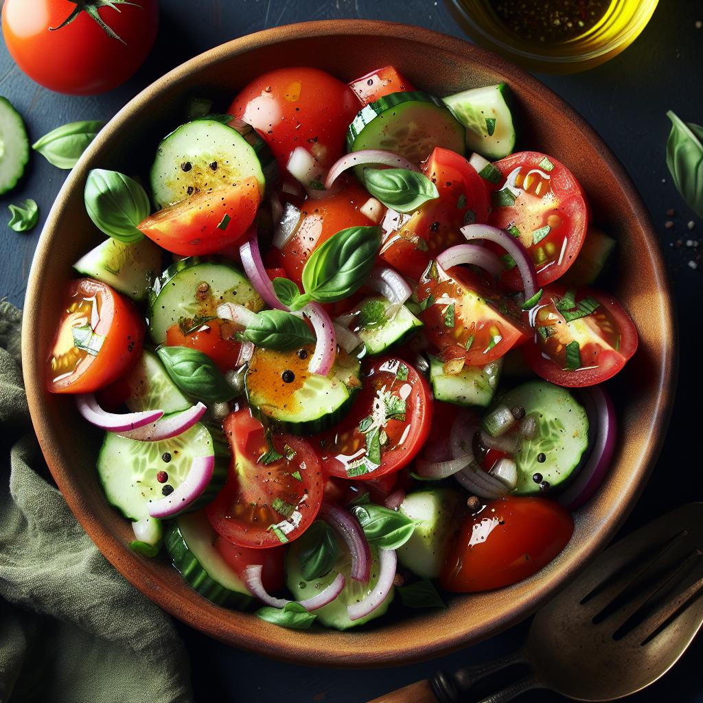 Tomato and Cucumber Salad