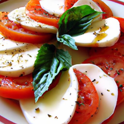 tomato and mozzarella salad