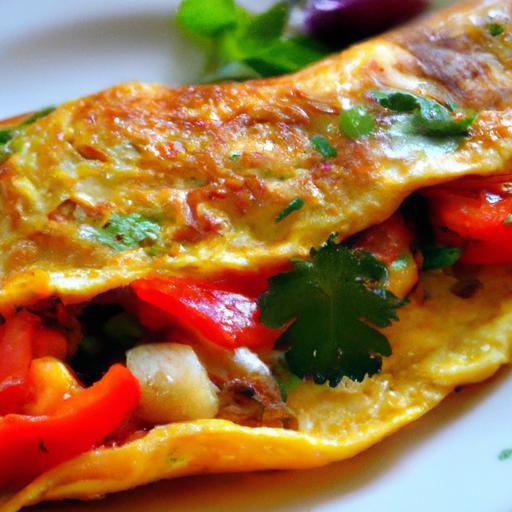 Tomato and Onion Omelette