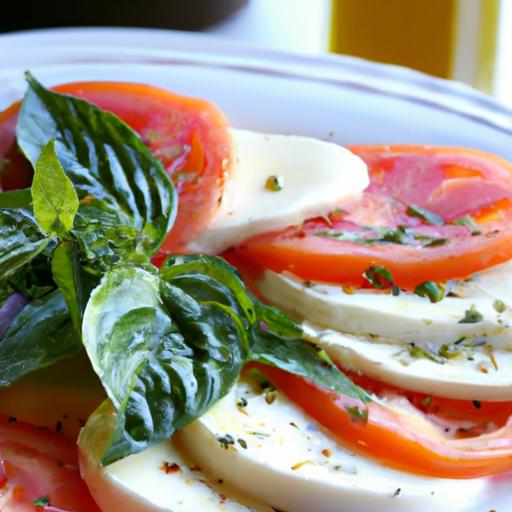 Tomato Mozzarella and Basil Salad