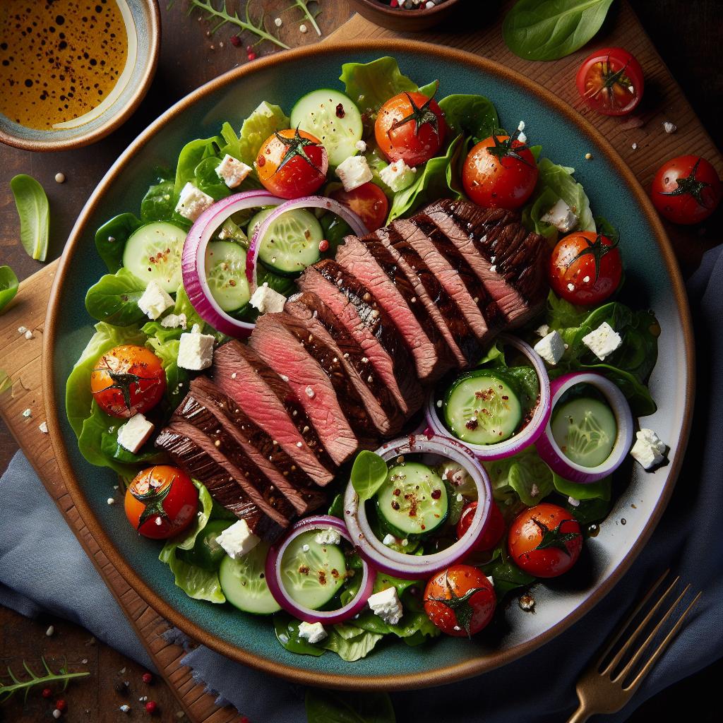 tri tip steak salad