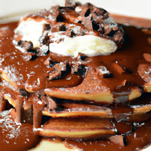 Triple Chocolate Pancakes