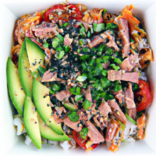 tuna and rice bowl