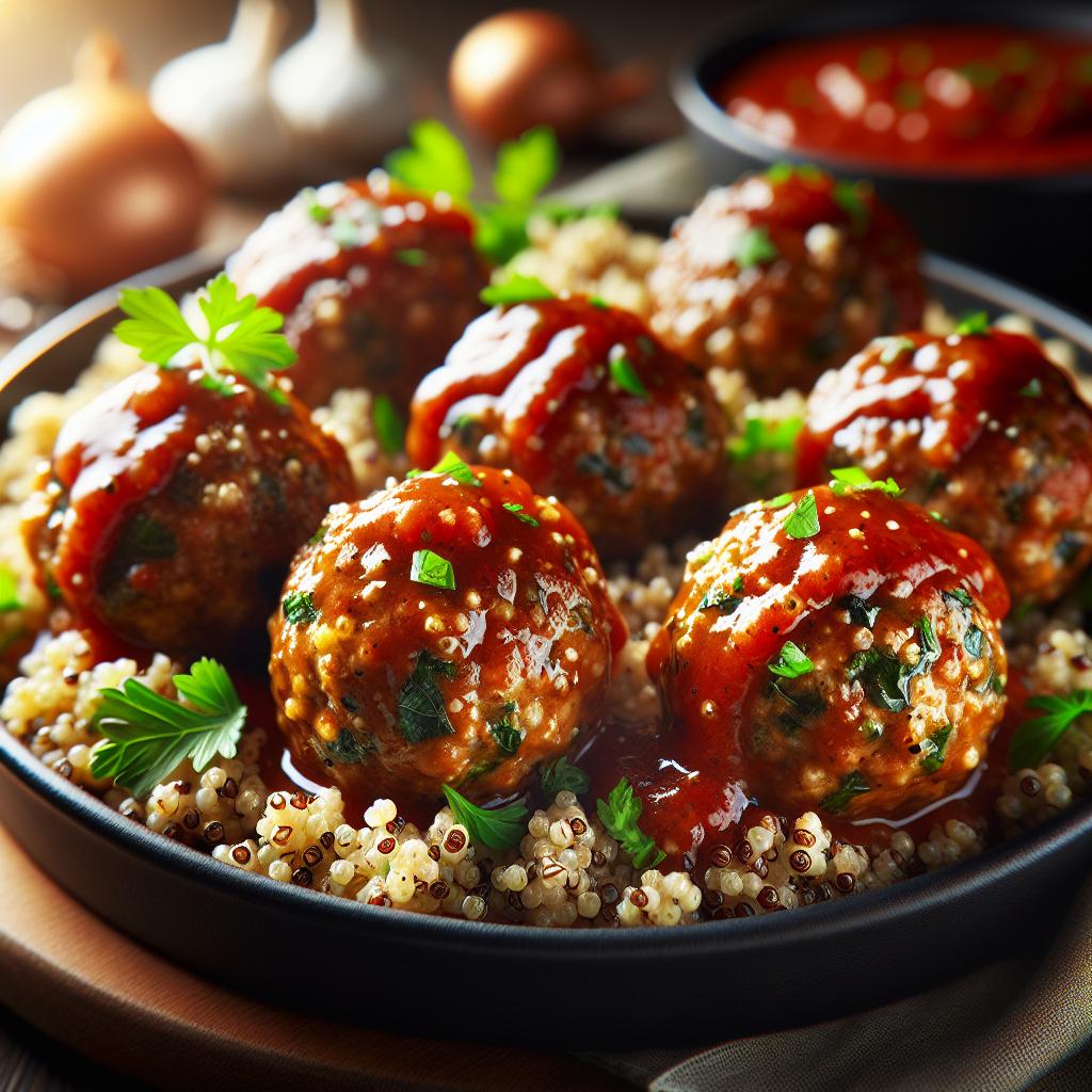 turkey and quinoa meatballs