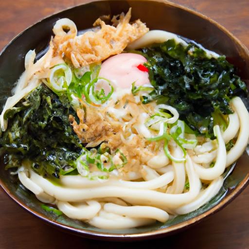 udon with chicken broth