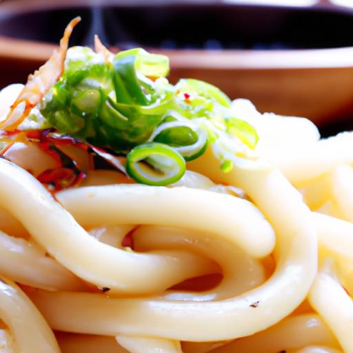 Udon with Garlic Sauce