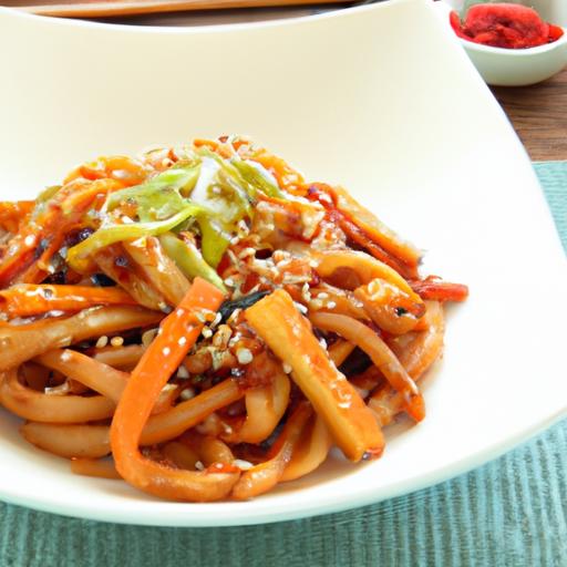 Udon with Spicy Sauce