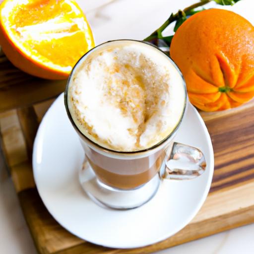 Valencia Orange Latte