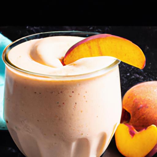 vanilla peach protein shake