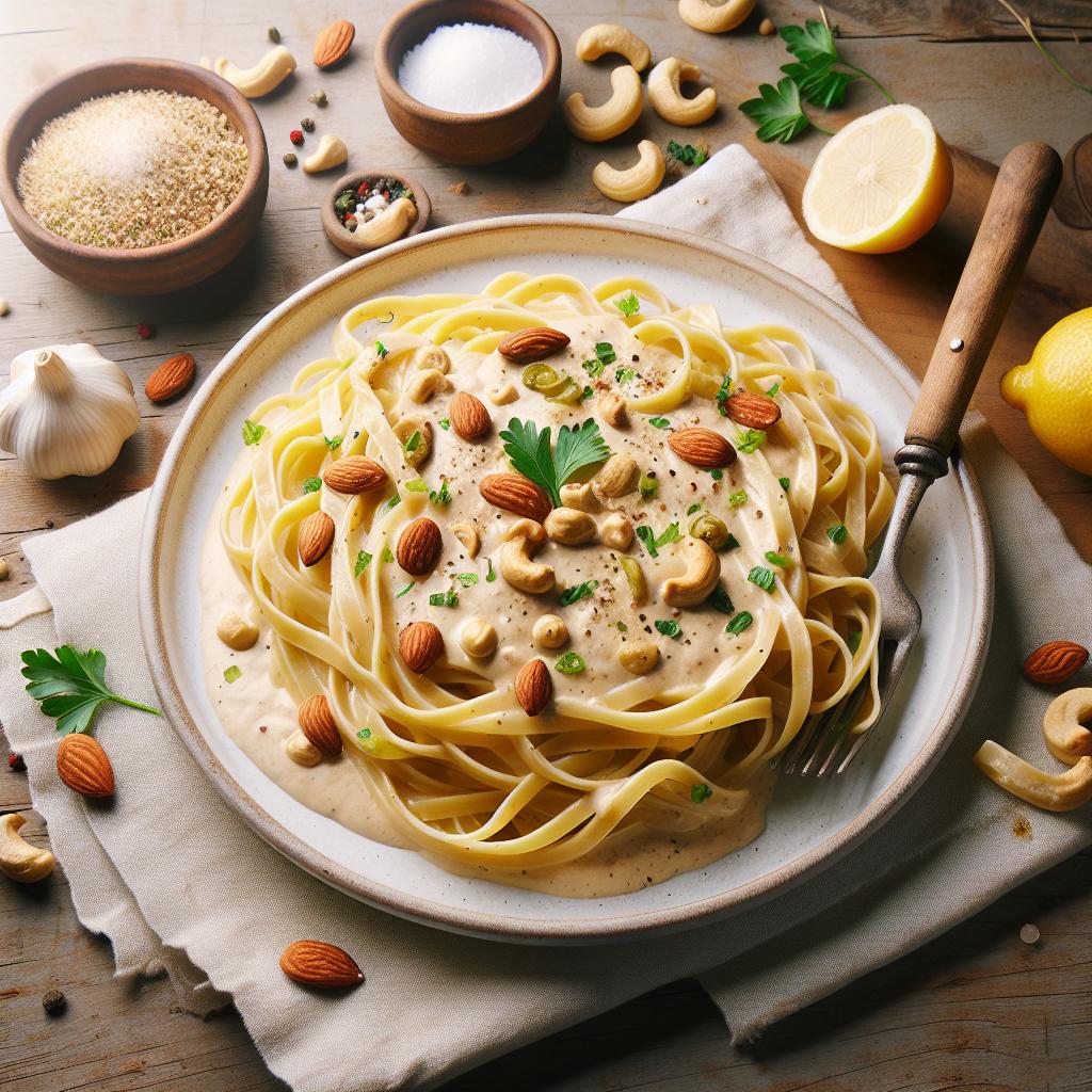 vegan linguine alfredo