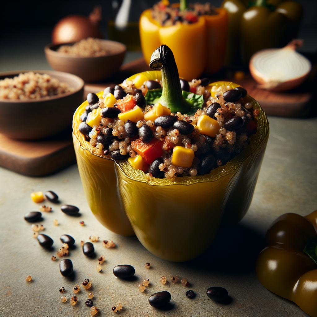 vegan stuffed bell peppers