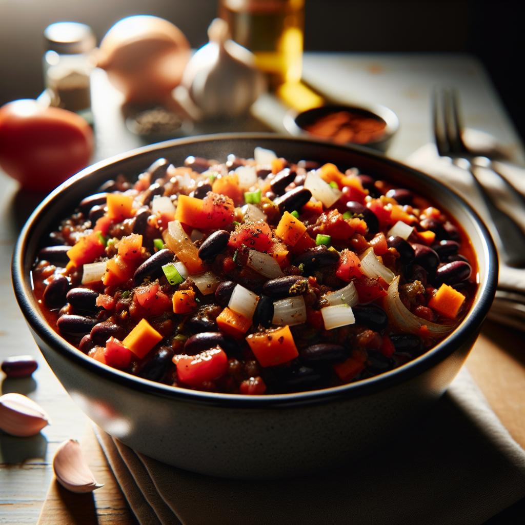 vegetarian black bean chili