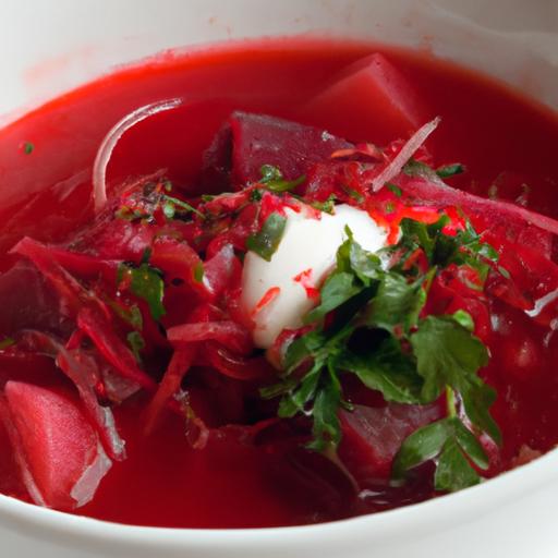 vegetarian borscht soup