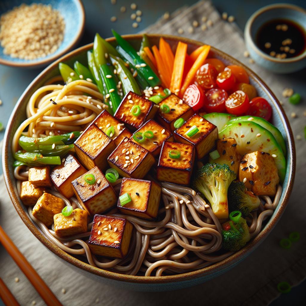 Vegetarian Soba Noodle Bowl