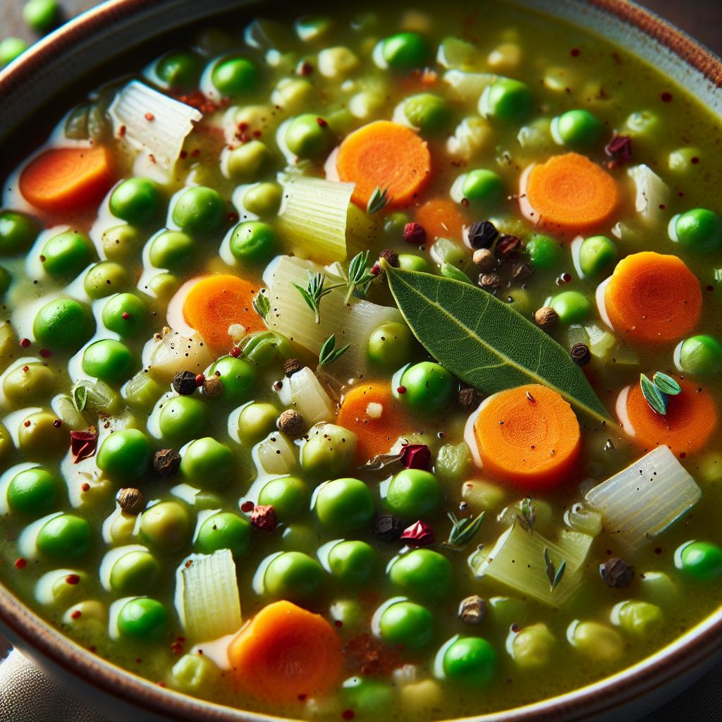 vegetarian split pea soup