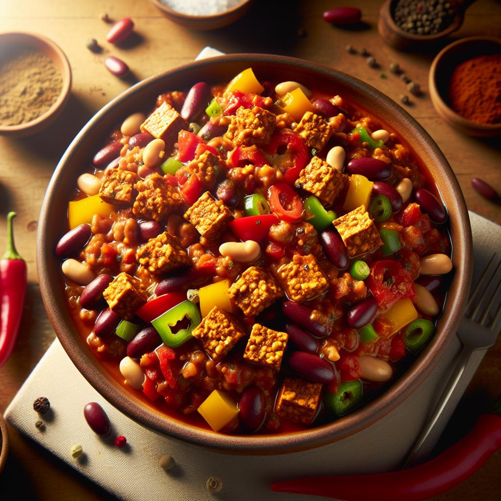 vegetarian tempeh chili