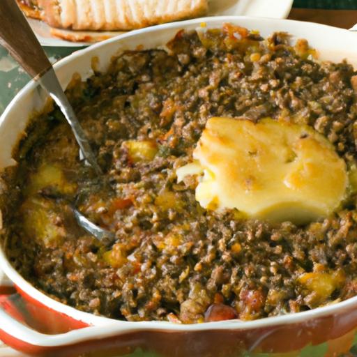 veggie and lentil shepherd's pie