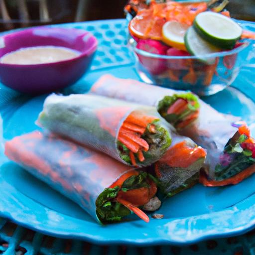 Veggie and Tofu Summer Rolls