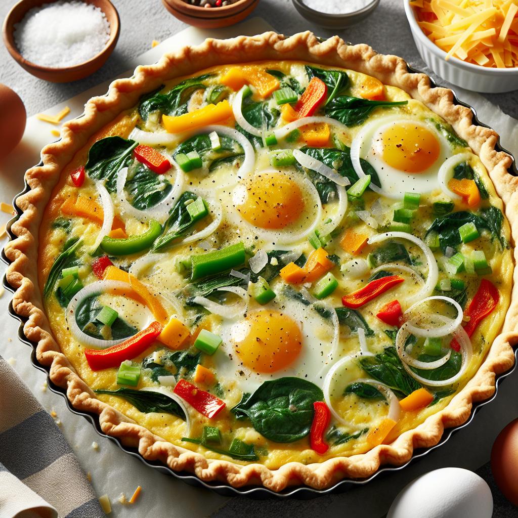 Veggie Packed Quiche