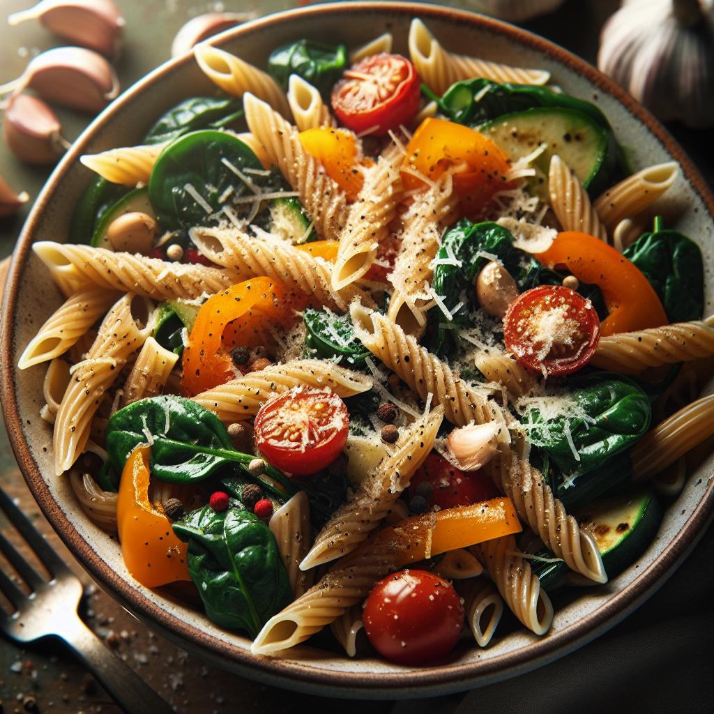 veggie whole wheat pasta