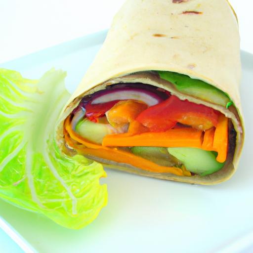 veggie wrap sandwich