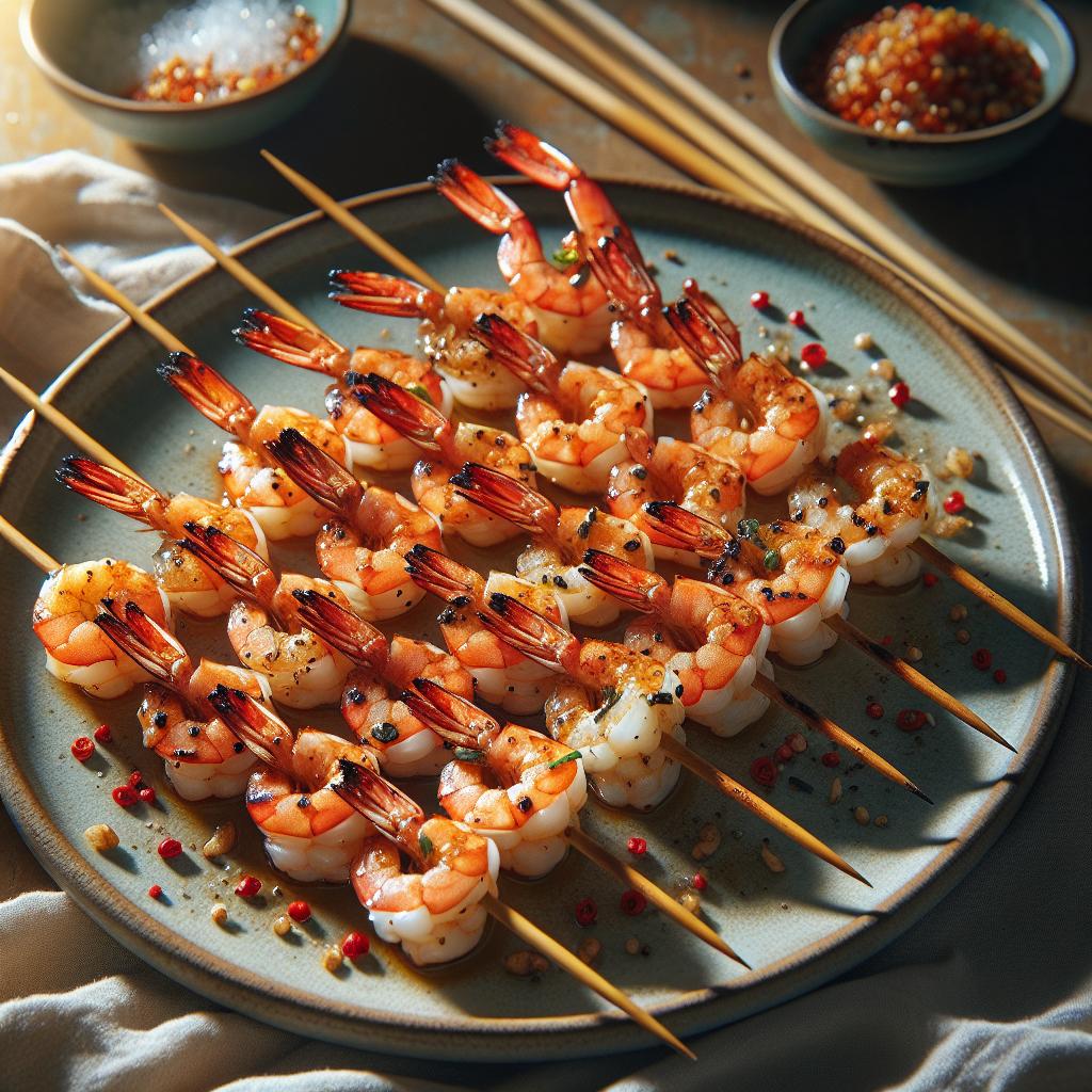 vietnamese grilled shrimp skewers