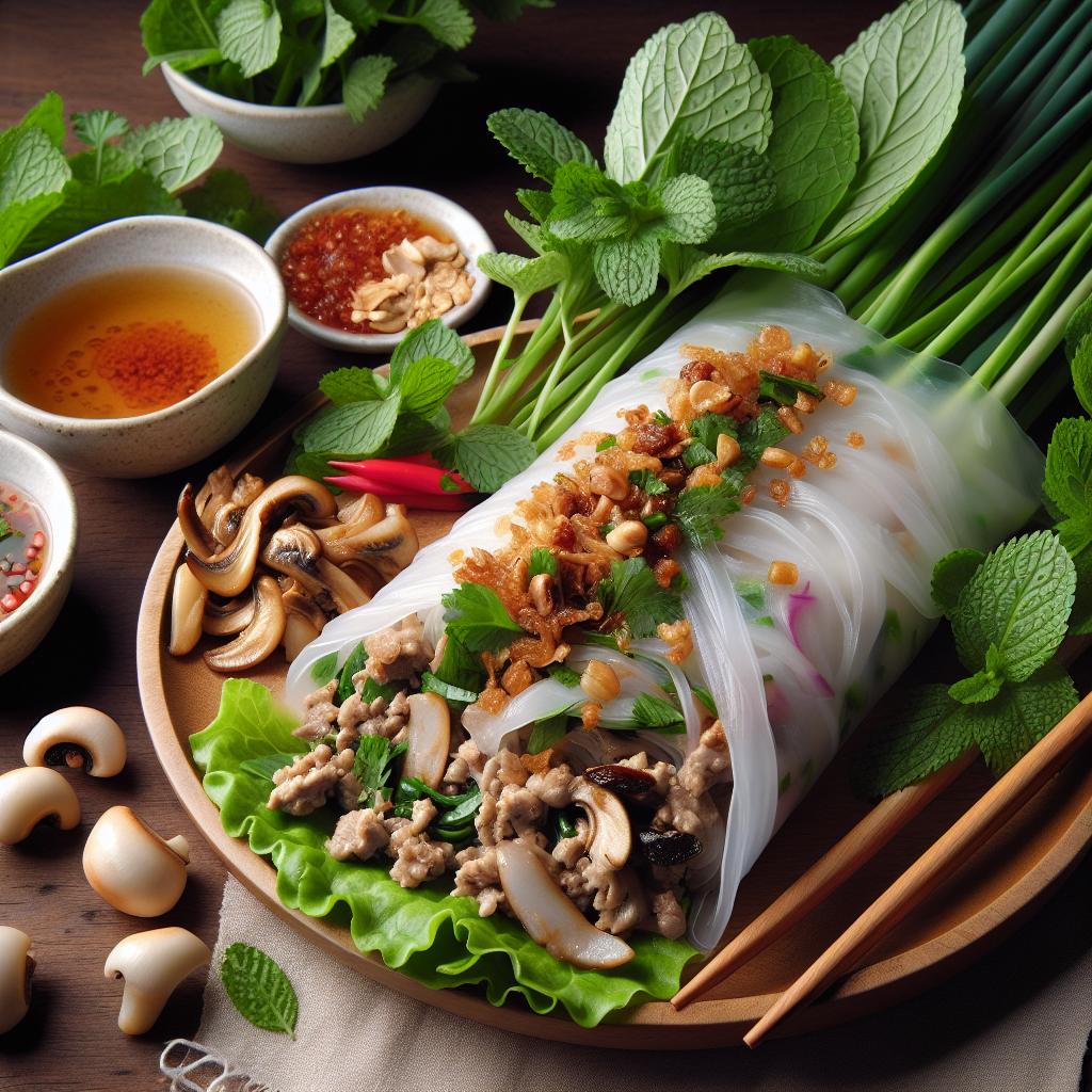 Vietnamese Rice Cake Wraps