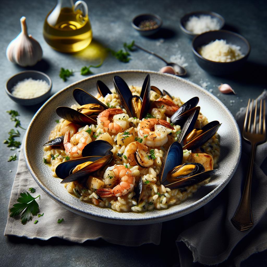 vineyard seafood risotto