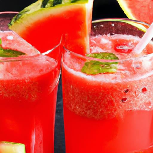 Watermelon and Mint Lemonade