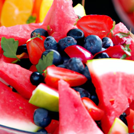 watermelon fruit salad