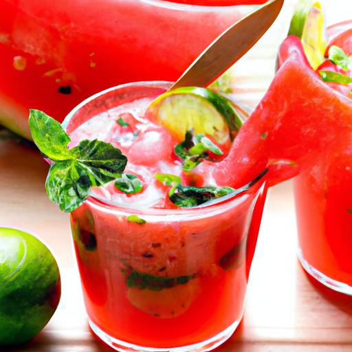 watermelon mint refresher