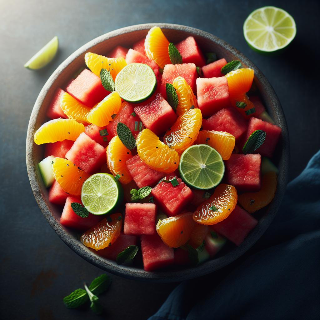 Watermelon Orange Salad