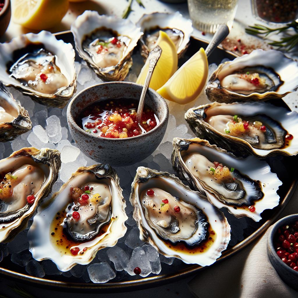 West Coast Oysters on the Half Shell