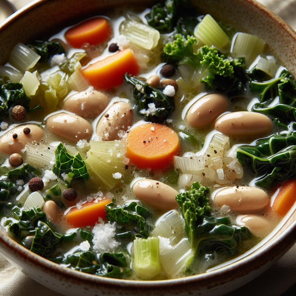 white bean and kale soup