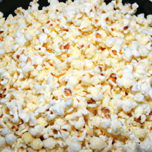 white cheddar black pepper popcorn