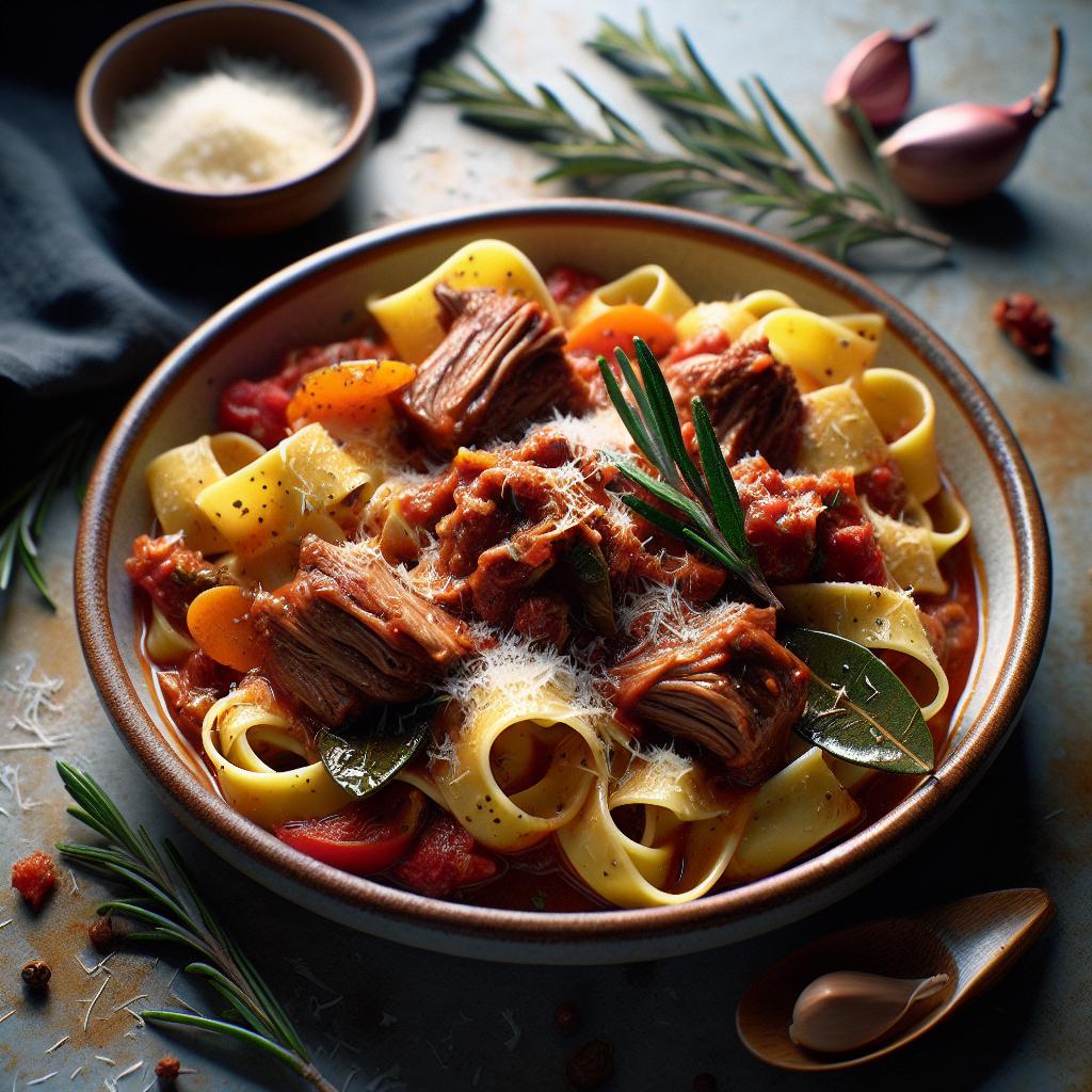 wild boar pappardelle