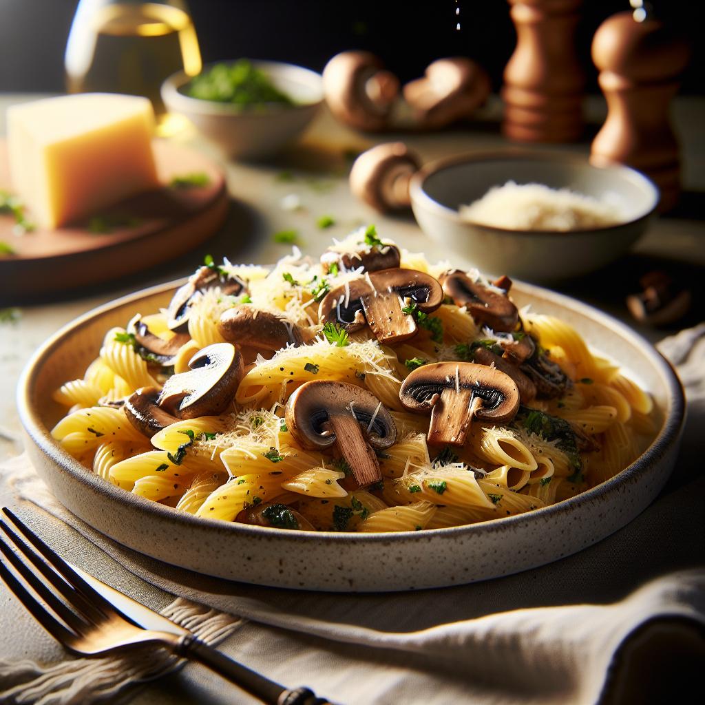 wild mushroom pasta