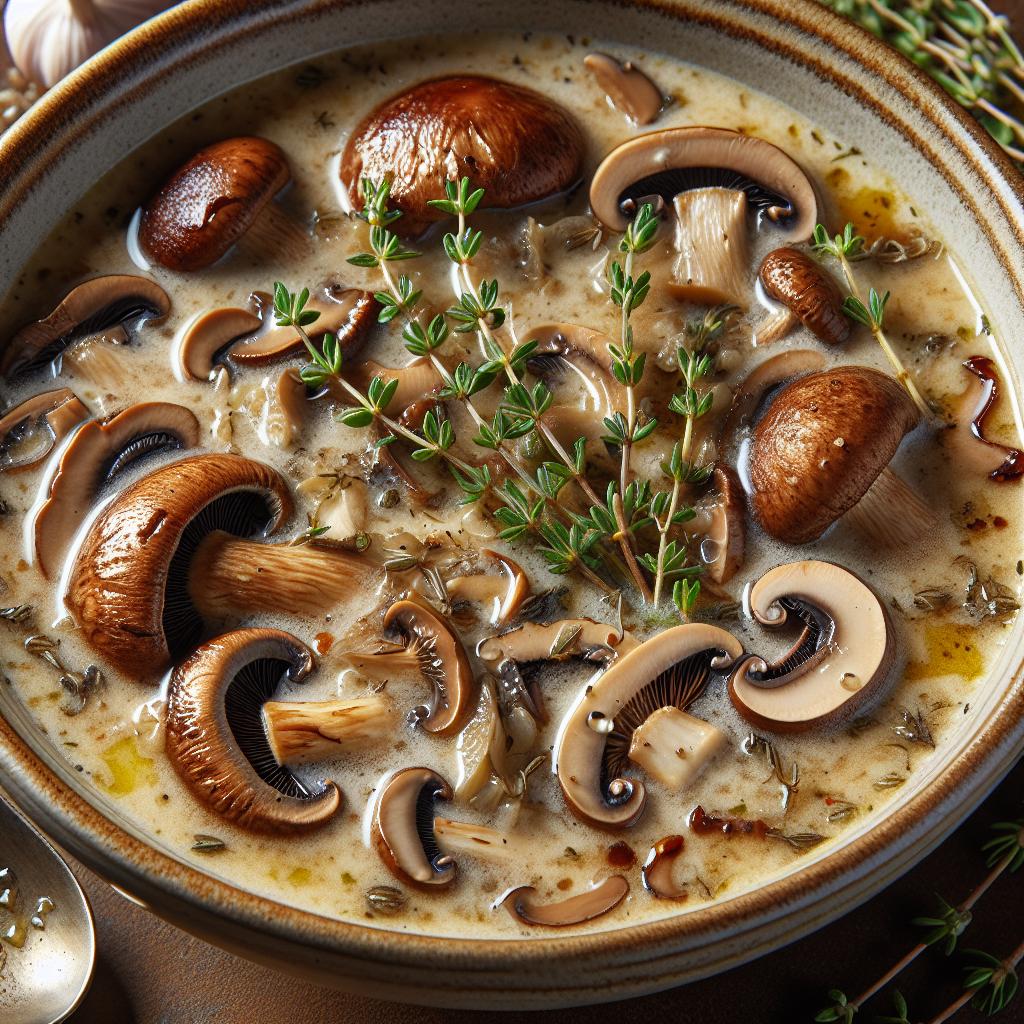 wild mushroom soup