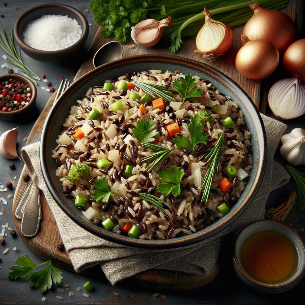 wild rice pilaf